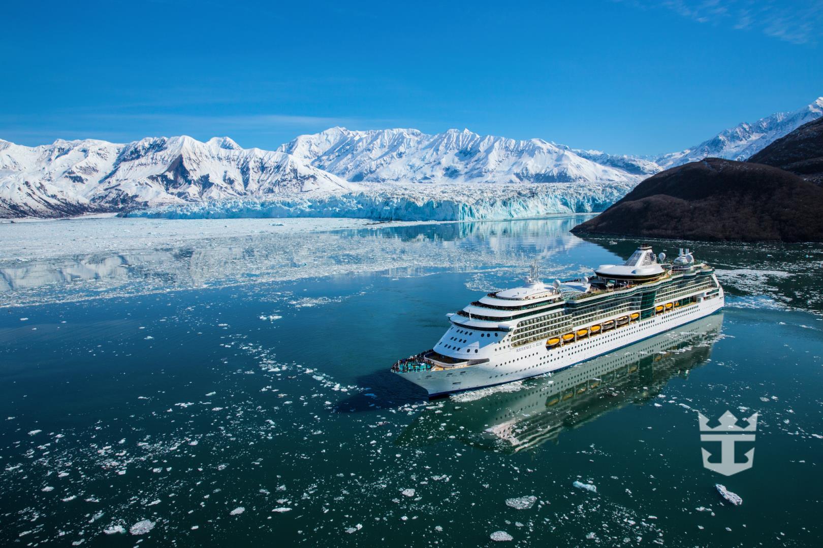 Exterior view of Radiance of the Seas in Ketchikan, Alaska, U.S.